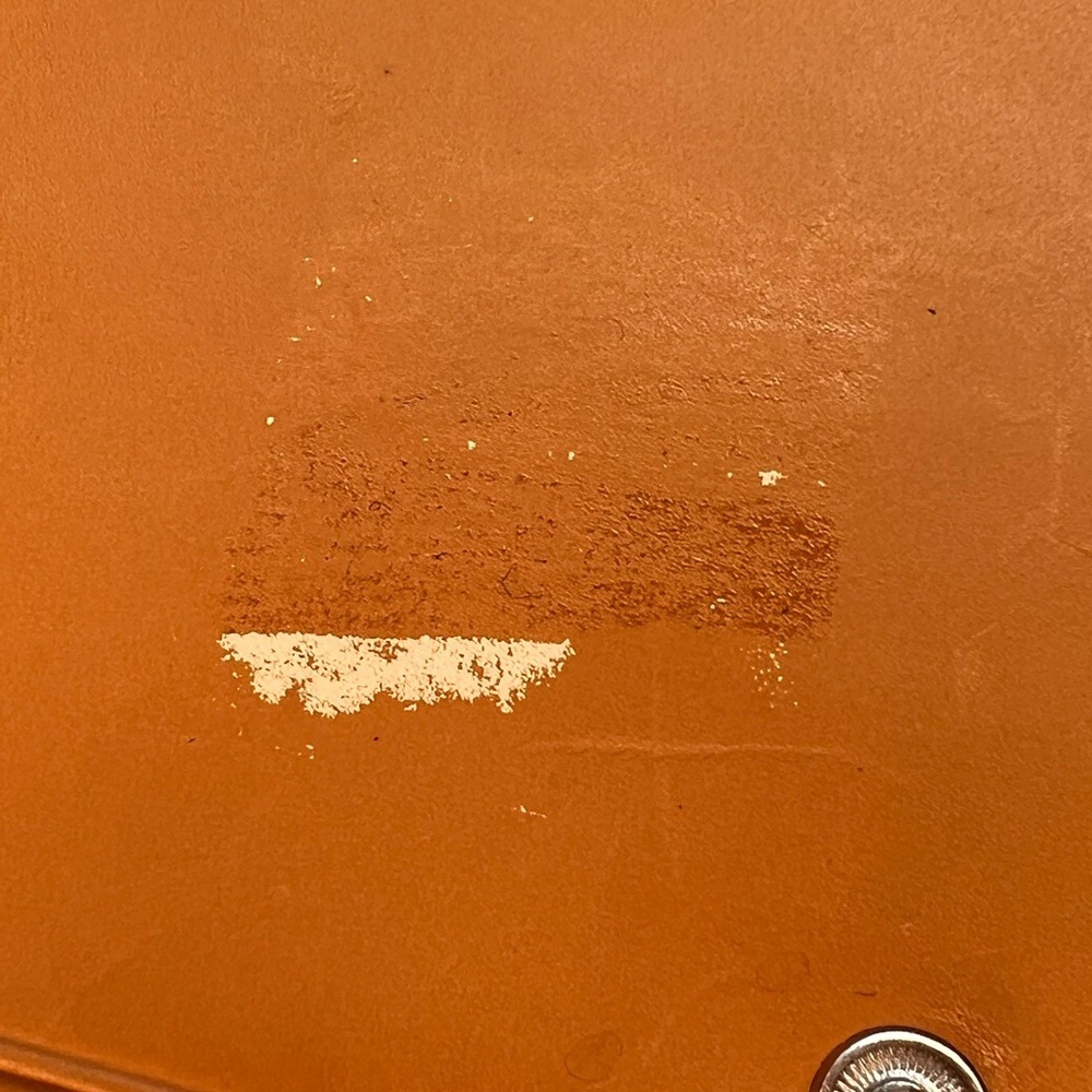 Coach Orange brown butter leather bifold wallet Leather Wallet - Picture 10 of 11